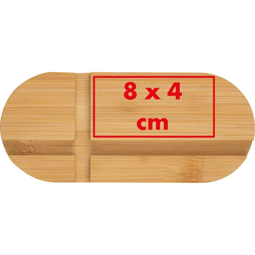 Soporte de bambú para tablet y smartphone