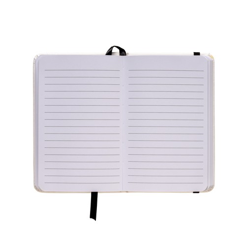 Bloc note avec élastique et feuille de papier à ligne Bloc note avec élastique et feuille de papier à ligne