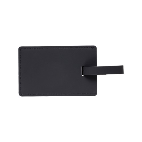 Etichetta per bagagli in soft PU. Con cartoncino interno per nome e dati di contatto Etichetta per bagagli in soft PU. Con cartoncino interno per nome e dati di contatto