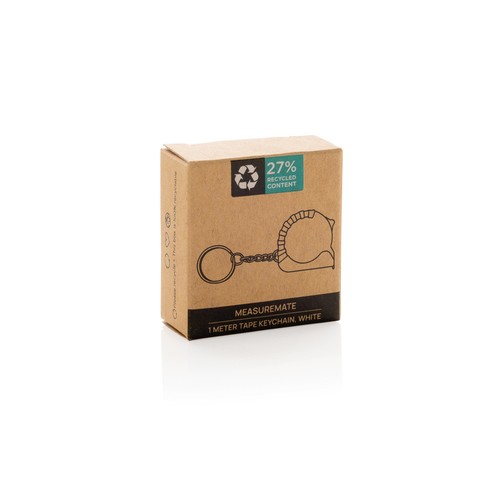 MeasureMate RCS gerecycled ABS sleutelhanger van 1 meter