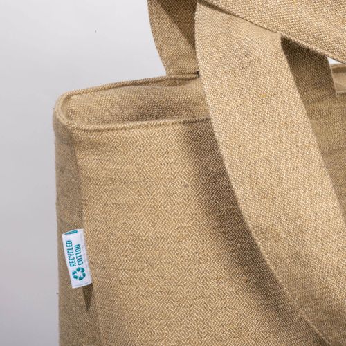 Bolsa con fuelle de algodón reciclado, 280 g/m² Bolsa con fuelle de algodón reciclado, 280 g/m²