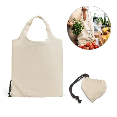ORLEANS. 100% cotton foldable bag (100 g/m²) ORLEANS. 100% cotton foldable bag (100 g/m²)