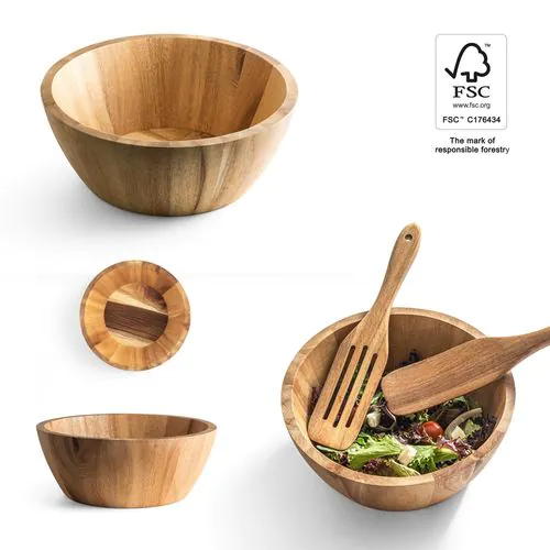 SAGE. Round acacia wood salad bowl SAGE. Round acacia wood salad bowl
