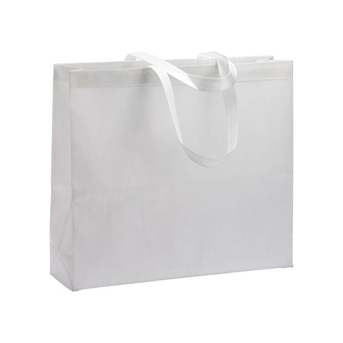 80 g/ m2 R-pet heat-sealed shopping bag with gusset 80 g/ m2 R-pet heat-sealed shopping bag with gusset