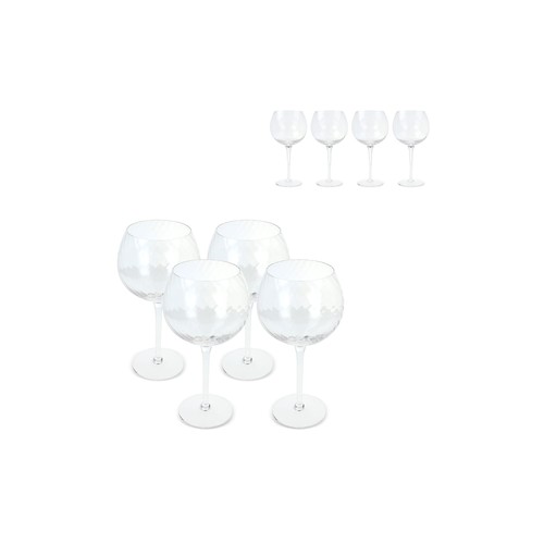Byon Opacity set de 4 copas con elegante diseño de cristal 470ml Byon Opacity set de 4 copas con elegante diseño de cristal 470ml