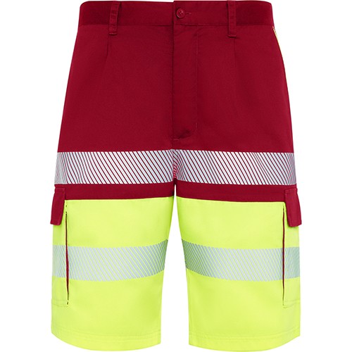 korte broek met reflecterende strepen