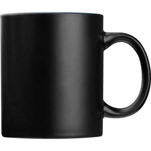 Black mug with colored inside Black mug with colored inside