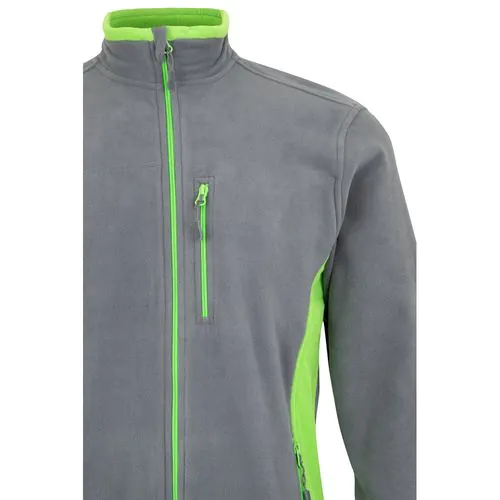 VL GERAS. Two-tone fleece jacket (220g/m²) in polyester (100%) VL GERAS. Two-tone fleece jacket (220g/m²) in polyester (100%)