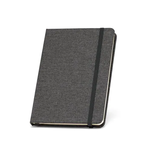 BOYD. A5 notebook in recycled polyester (100% rPET) with lined sheets BOYD. A5 notebook in recycled polyester (100% rPET) with lined sheets