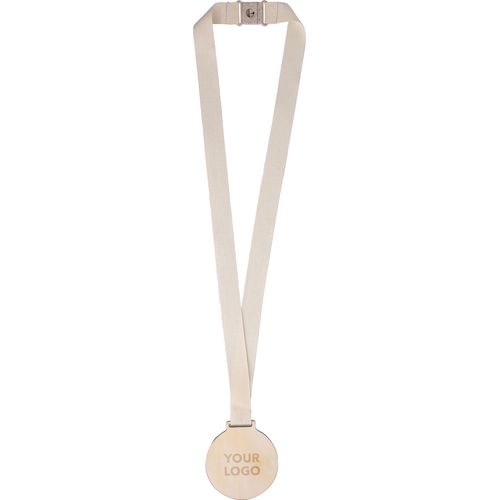 Basswood medal Koa Basswood medal Koa