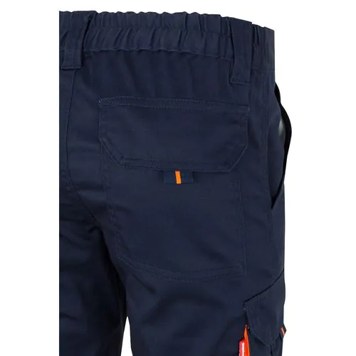 VL ZEUS. Two-tone, multi-pocket stretch trousers (240g/m²), in cotton (46%), EME (38%) and polyester (16%) VL ZEUS. Two-tone, multi-pocket stretch trousers (240g/m²), in cotton (46%), EME (38%) and polyester (16%)