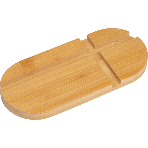 Soporte de bambú para tablet y smartphone Soporte de bambú para tablet y smartphone