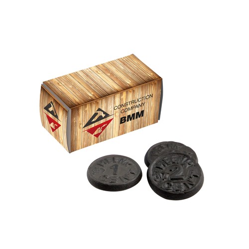 Container doosje gevuld met snoep Container doosje gevuld met snoep