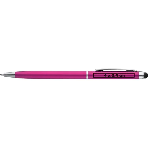 Kunststof pen met touchfunctie