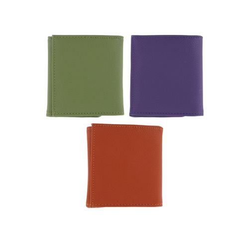 WALLET, LYCHEE PATTERN PVC