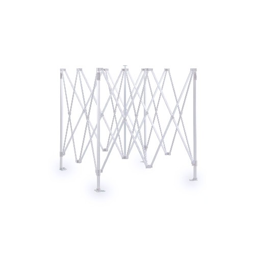 Steel gazebo structure. 300 x 300 cm George Steel gazebo structure. 300 x 300 cm George
