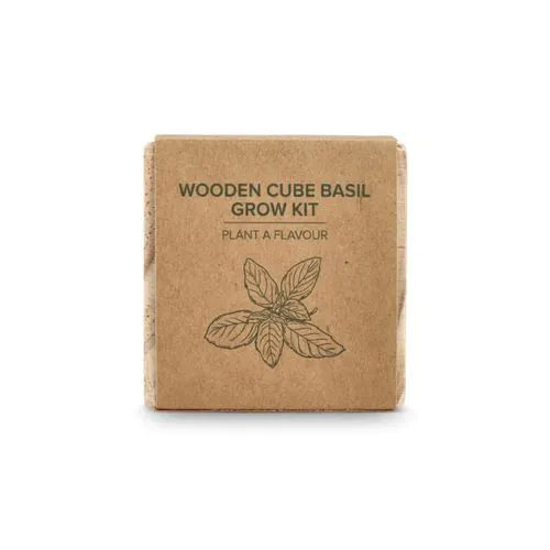 FSC Houten Plantenbak Set – Basilicum