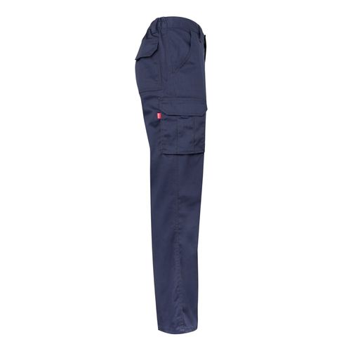 VL PAN. Pantalon stretch, multipoches (290g/m²), en coton (46%), EME (38%) et polyester (16%)
