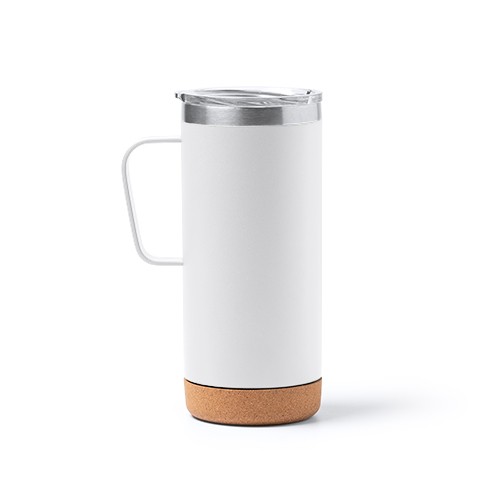 Double-walled thermal mug with a cork base Hilde