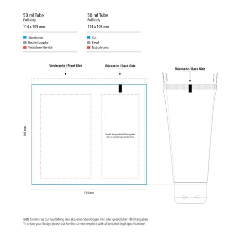 Body & After Sun Lotion (sensitive), 50 ml tube Body & After Sun Lotion (sensitive), 50 ml tube