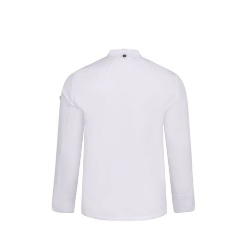 VL AGNI. Veste de cuisine unisexe (190 g/m²) en coton (35 %) et polyester recyclé (65 %) VL AGNI. Veste de cuisine unisexe (190 g/m²) en coton (35 %) et polyester recyclé (65 %)