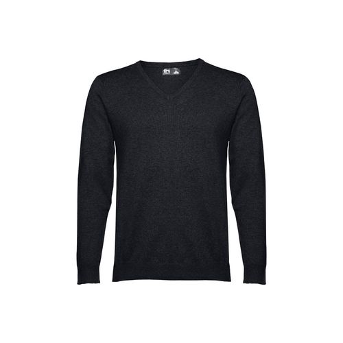 THC MILAN. Pullover da uomo con scollo a V in cotone e poliammide THC MILAN. Pullover da uomo con scollo a V in cotone e poliammide