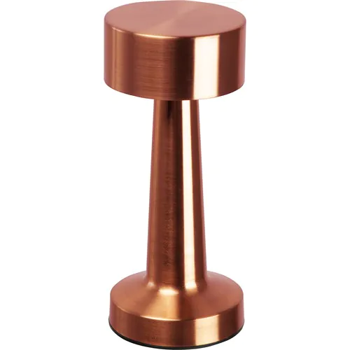 Accu tafellamp van rvs