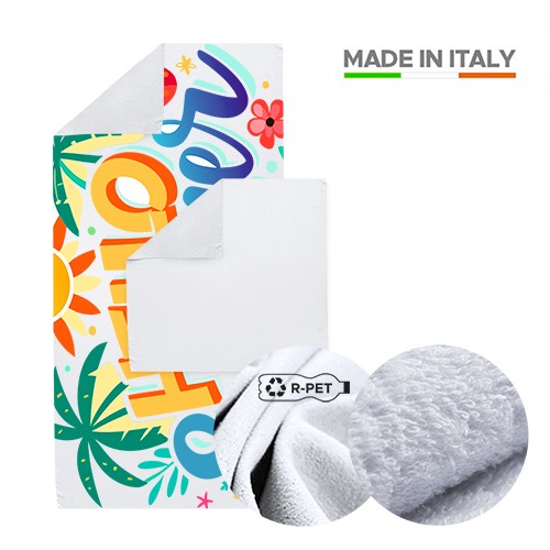 Serviette en microfibre + éponge imprimée Splimpy