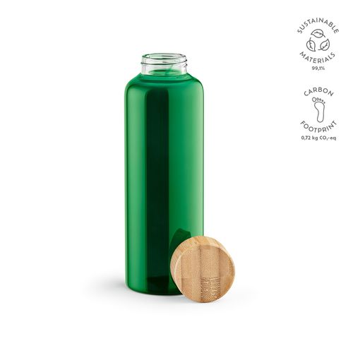 Borraccia Indus 510ml in vetro borosilicato con tappo in bambù