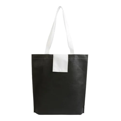 Shopper plegable en TNT 80g / m2 termosellada, asas cortas Shopper plegable en TNT 80g / m2 termosellada, asas cortas