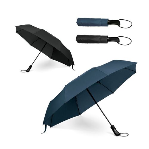 CAMPANELA. Parapluie pliable pongé 190T à ouverture et fermeture automatiques CAMPANELA. Parapluie pliable pongé 190T à ouverture et fermeture automatiques