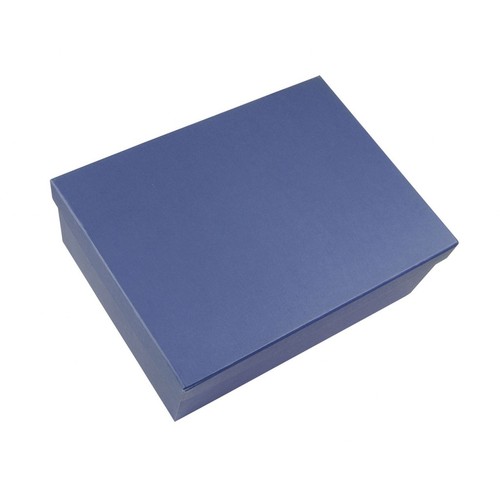 BLUE BOX SATIN BLUE 255X190X87 MM BLUE BOX SATIN BLUE 255X190X87 MM