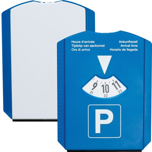 Disque de stationnement avec raclette