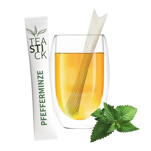 Organic TeaStick - Peppermint - Individ. Design Organic TeaStick - Peppermint - Individ. Design