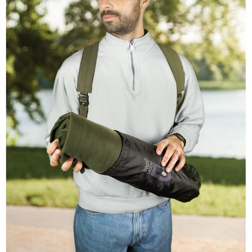 GALLIOT. Polarowy koc (180 g/m²) z poliestru pochodzącego (100% rPET)