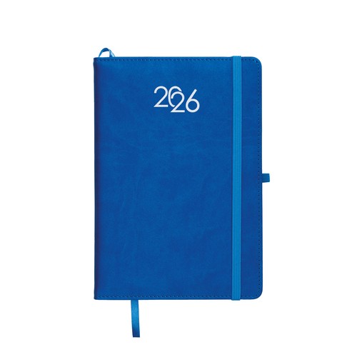 Agenda journalier 2026, couverture rigide en PU thermocollé avec piqûres sur les bords Agenda journalier 2026, couverture rigide en PU thermocollé avec piqûres sur les bords