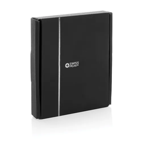 Chargeur magnétique 15W en PU recyclé RCS Swiss Peak Chargeur magnétique 15W en PU recyclé RCS Swiss Peak