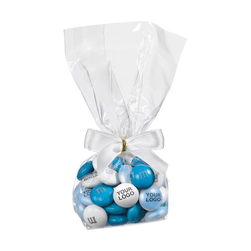 Gepersonaliseerde M&M'S in zakje met strik
