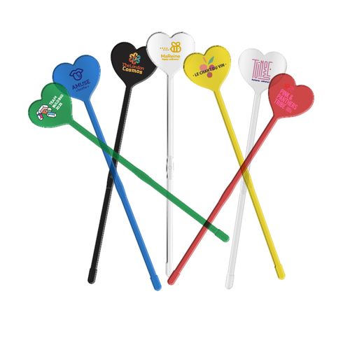 AGITATEUR COCKTAIL COEUR SPATULE 190 mm AGITATEUR COCKTAIL COEUR SPATULE 190 mm