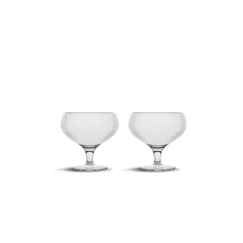 Billi coupe glass set of 2 Billi coupe glass set of 2