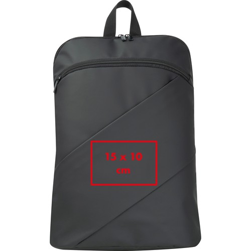 CrisMa Rucksack mit schrägem Reißverschluss CrisMa Rucksack mit schrägem Reißverschluss