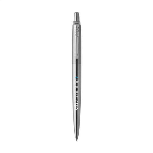 Parker Jotter Steel Ballpoint Pen - Blue Ink Parker Jotter Steel Ballpoint Pen - Blue Ink