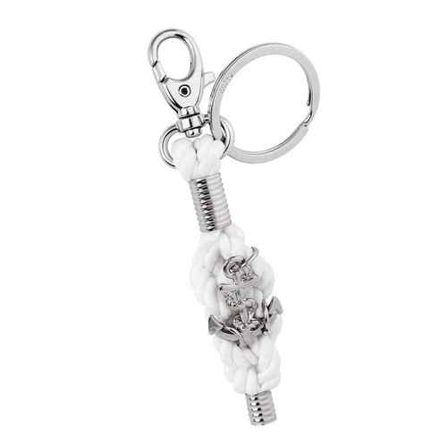 PORTE-CLES ANCRE / CORDONNET BLANC PORTE-CLES ANCRE / CORDONNET BLANC