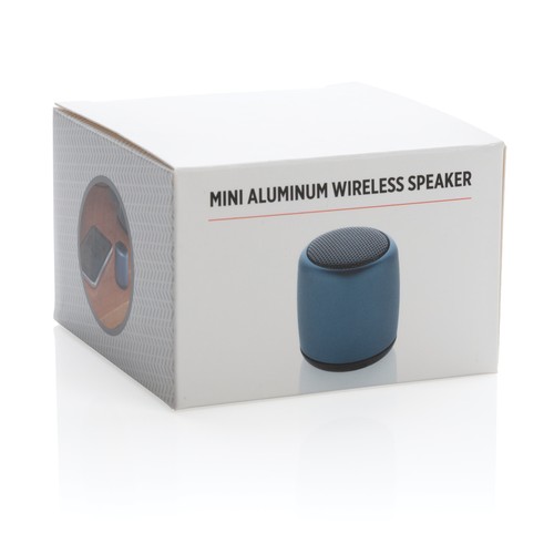 Mini speaker wireless in alluminio