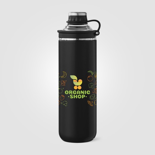 Bouteille Oasis avec couvercle et poignée en acier inoxydable recyclé - 680 ml Bouteille Oasis avec couvercle et poignée en acier inoxydable recyclé - 680 ml