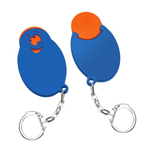 Chip holder with 1€ chip "face"