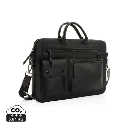 Swiss Peak GRS recycled PU 14 inch laptop bag Swiss Peak GRS recycled PU 14 inch laptop bag
