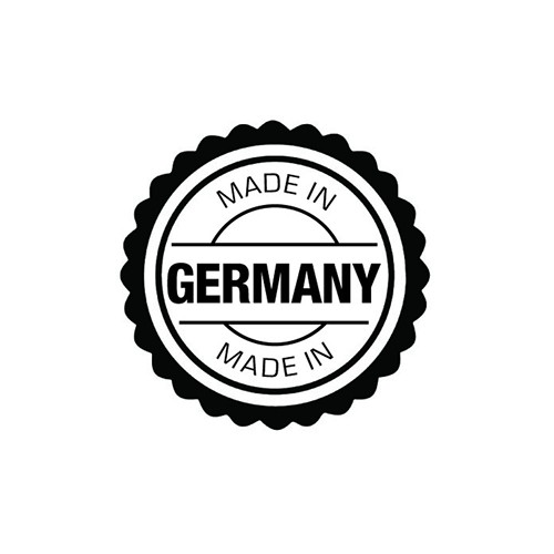 Balle de massage hérisson avec gaufrage rond (78 mm, bleu), "Made in Germany"