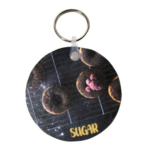 PP AND CORK KEYCHAIN ??25CM2 F/V CUSTOMIZABLE