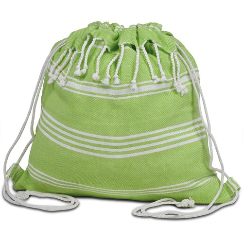 FOUTA KNAPSACK IN 100% RECYCLED COTTON (170 gr/m²) FOUTA KNAPSACK IN 100% RECYCLED COTTON (170 gr/m²)